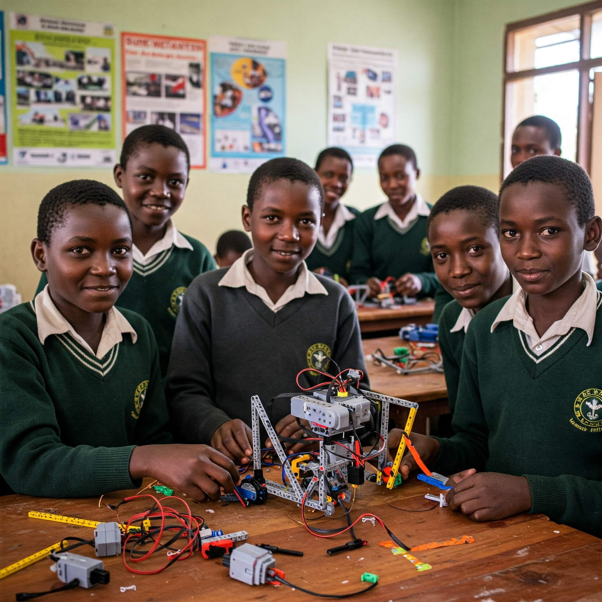 Students learning